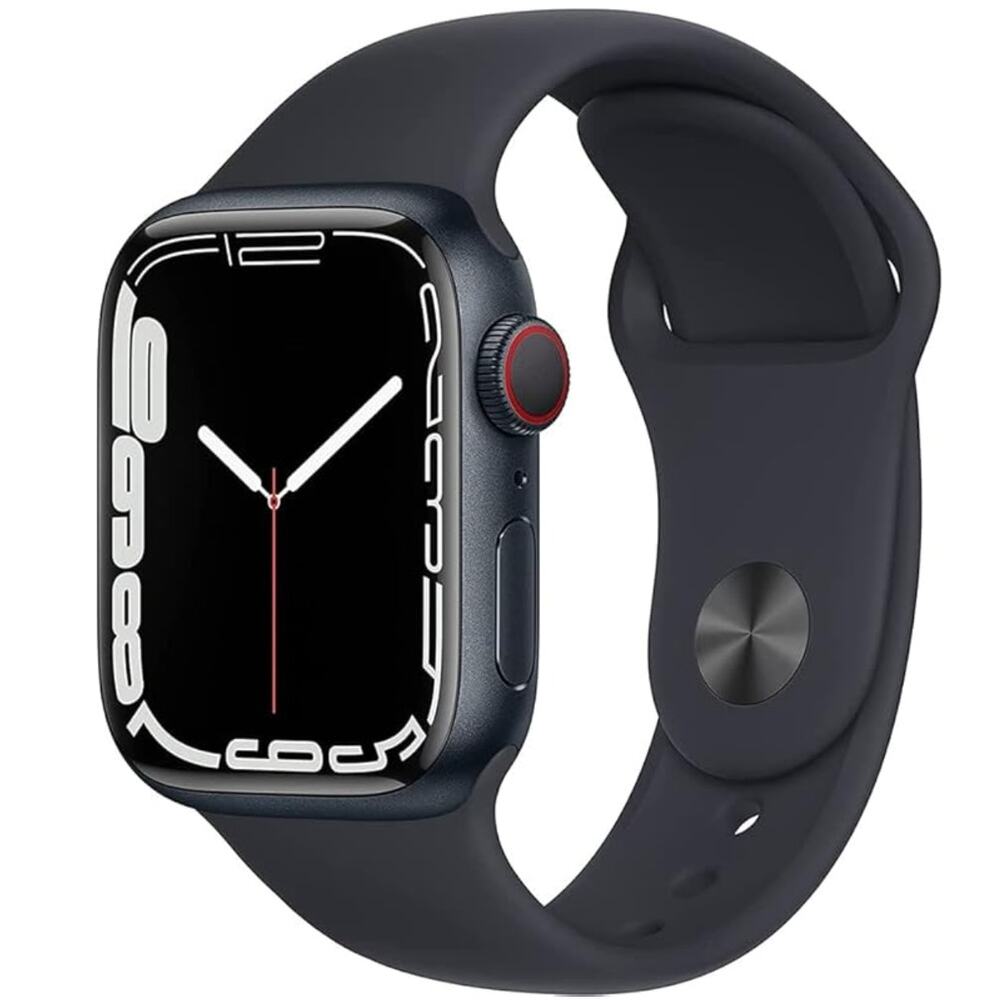 Apple Watch Series 7 GPS + Cellular 45mm Midnight Aluminum Midnight Sport Band